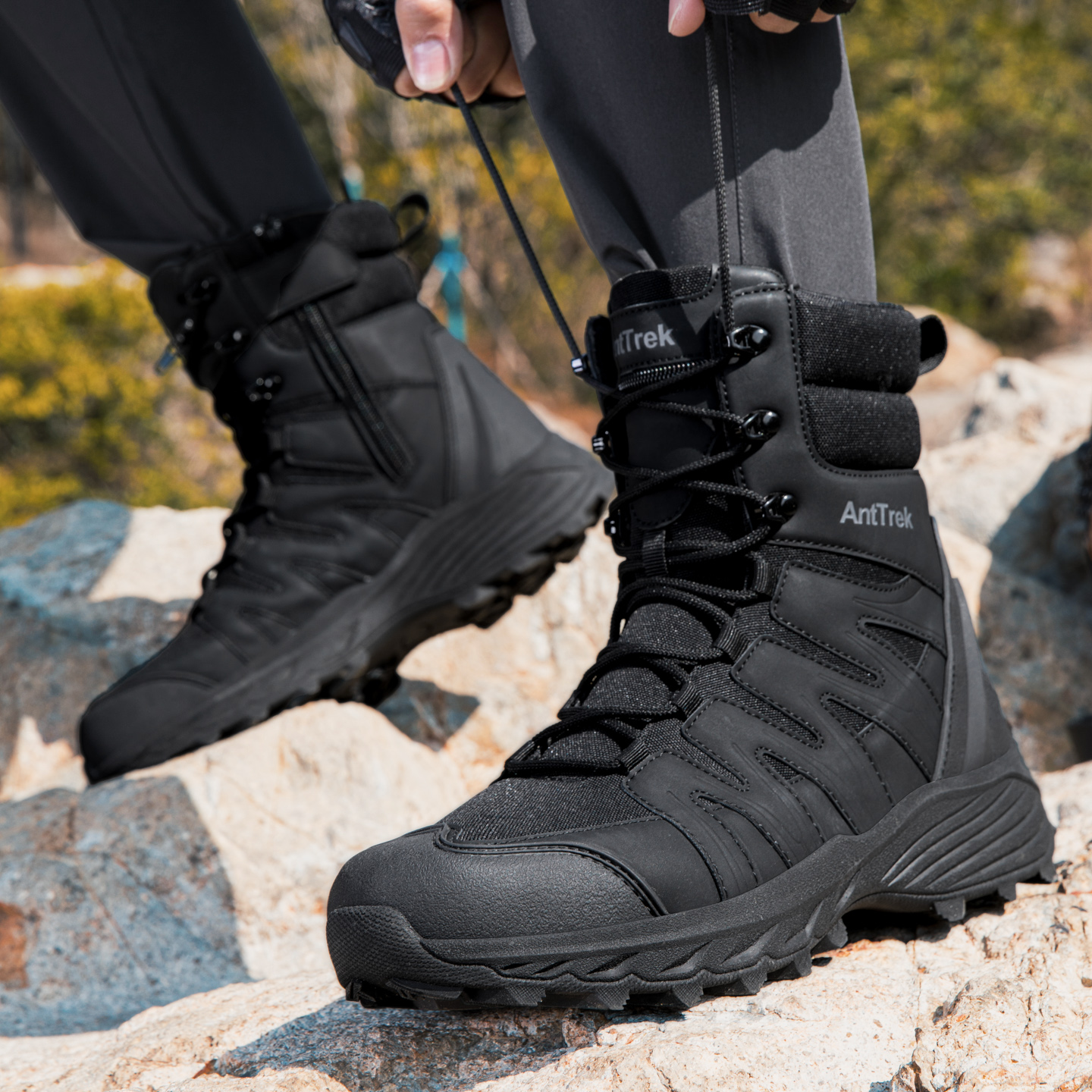 Outdoor Hunting Fabric - Outdoor tactical boots, camping and hiking