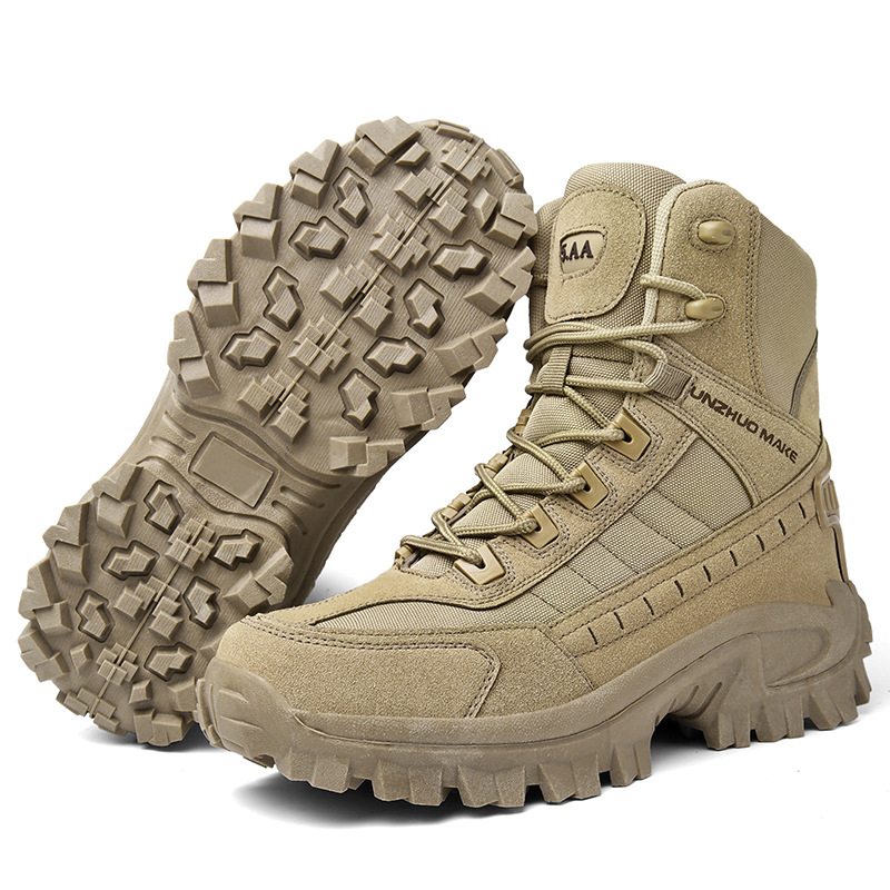 Outdoor Hunting Fabric - Men's Desert Combat Boots Outdoor Non-slip