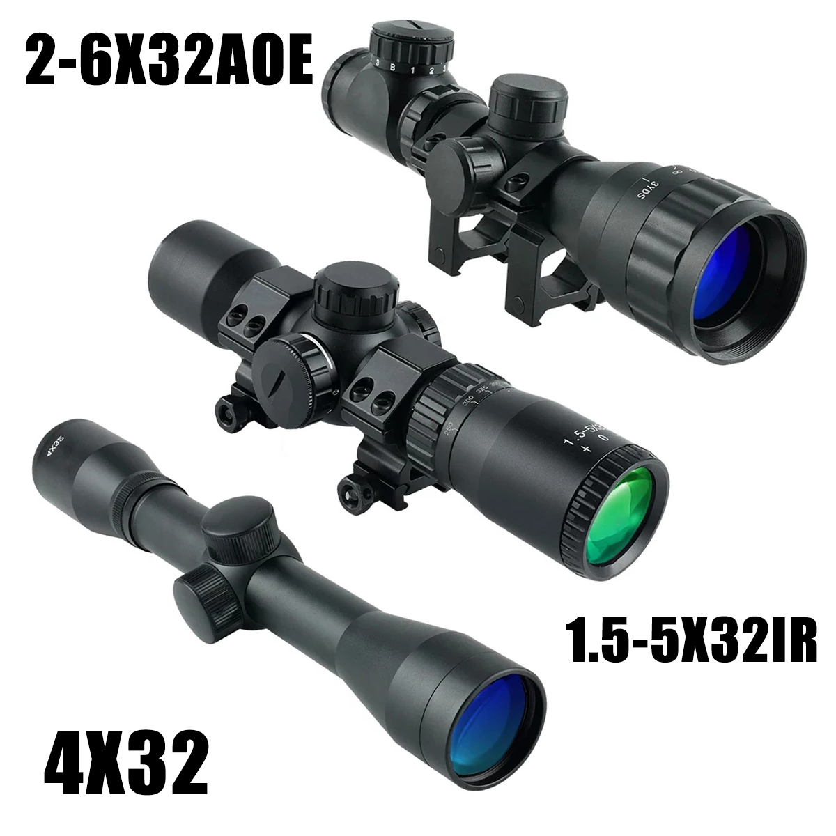 2-6X32AOE Crossbow Short Scope – обзор и цена Crossbow Scope Sight
