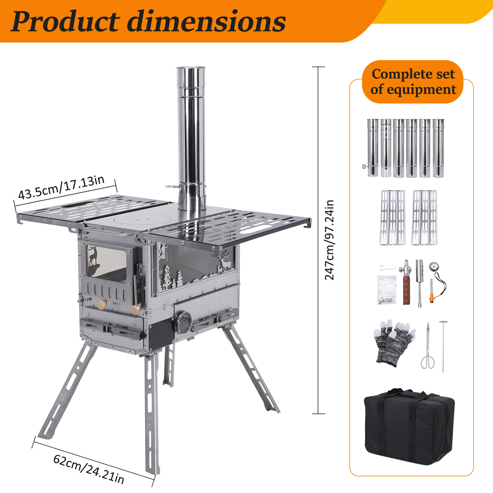 Camping Stove with Oven & Camp – обзор и цена Outdoor Hunting Table