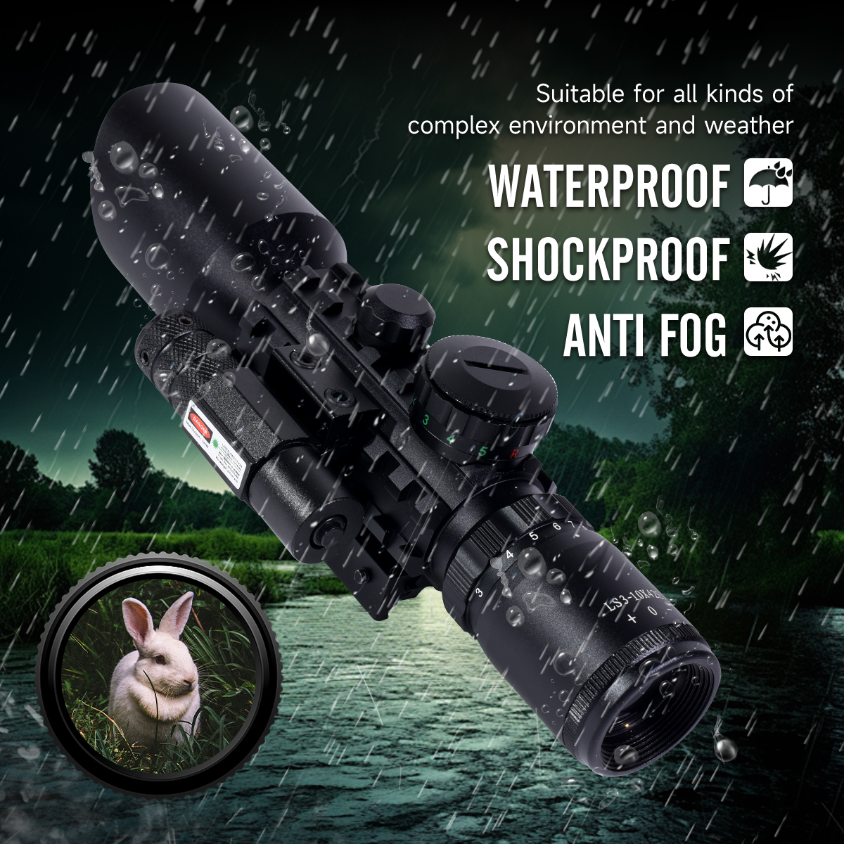 3-10X42E Tactical Scope M9 W/R – обзор и цена Crossbow Scope Sight