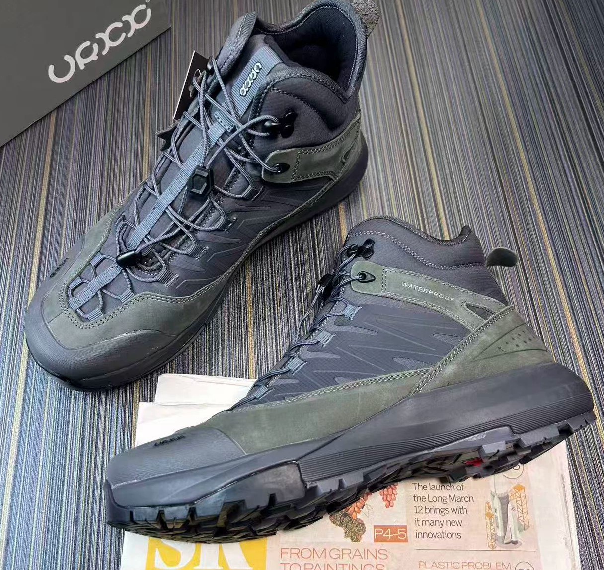 High Top Hiking Leather Shoes  – обзор и цена Outdoor Hunting Fabric