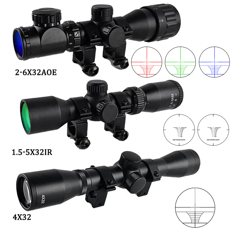 4x32 1.5-5x32IR 2-6X32AOE Tact – обзор и цена Crossbow Scope Sight