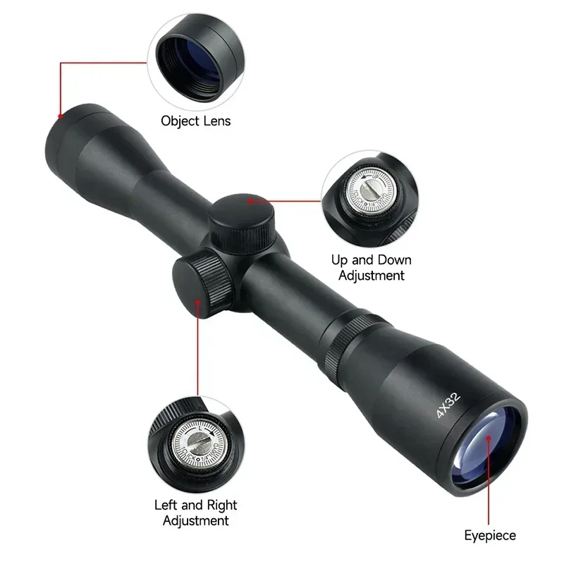 4x32 1.5-5x32IR 2-6X32AOE Tact – обзор и цена Crossbow Scope Sight