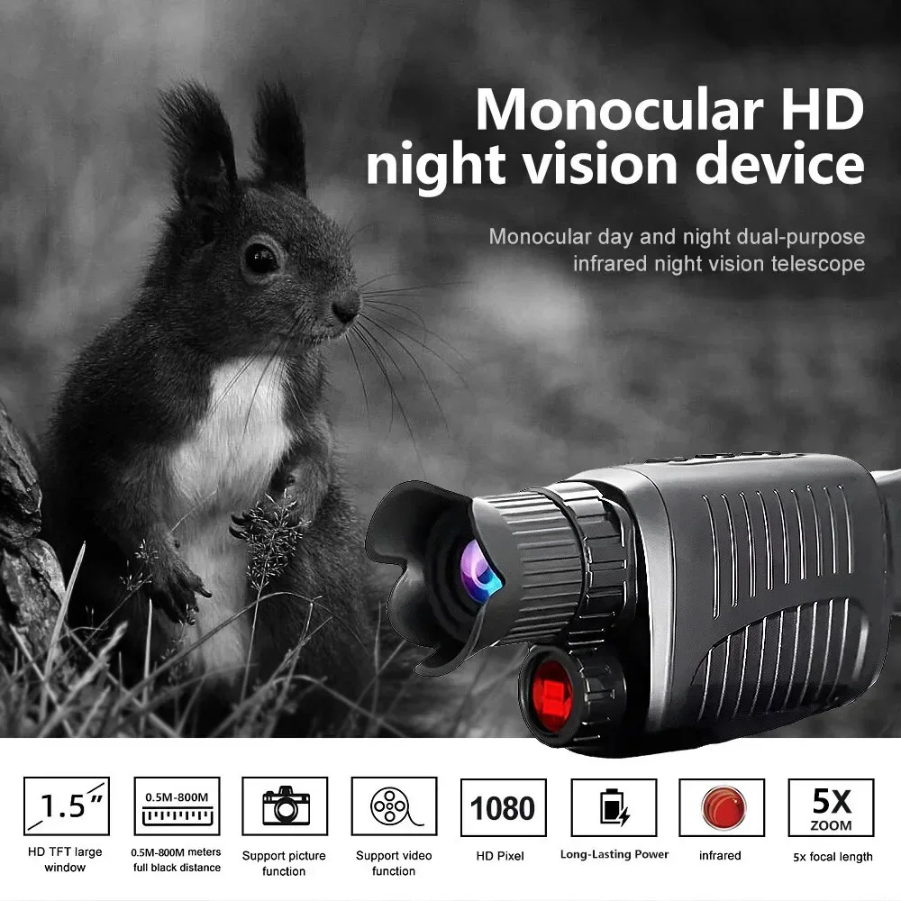 1080P HD Monocular Night Visio – обзор и цена Hunting Outdoor Day