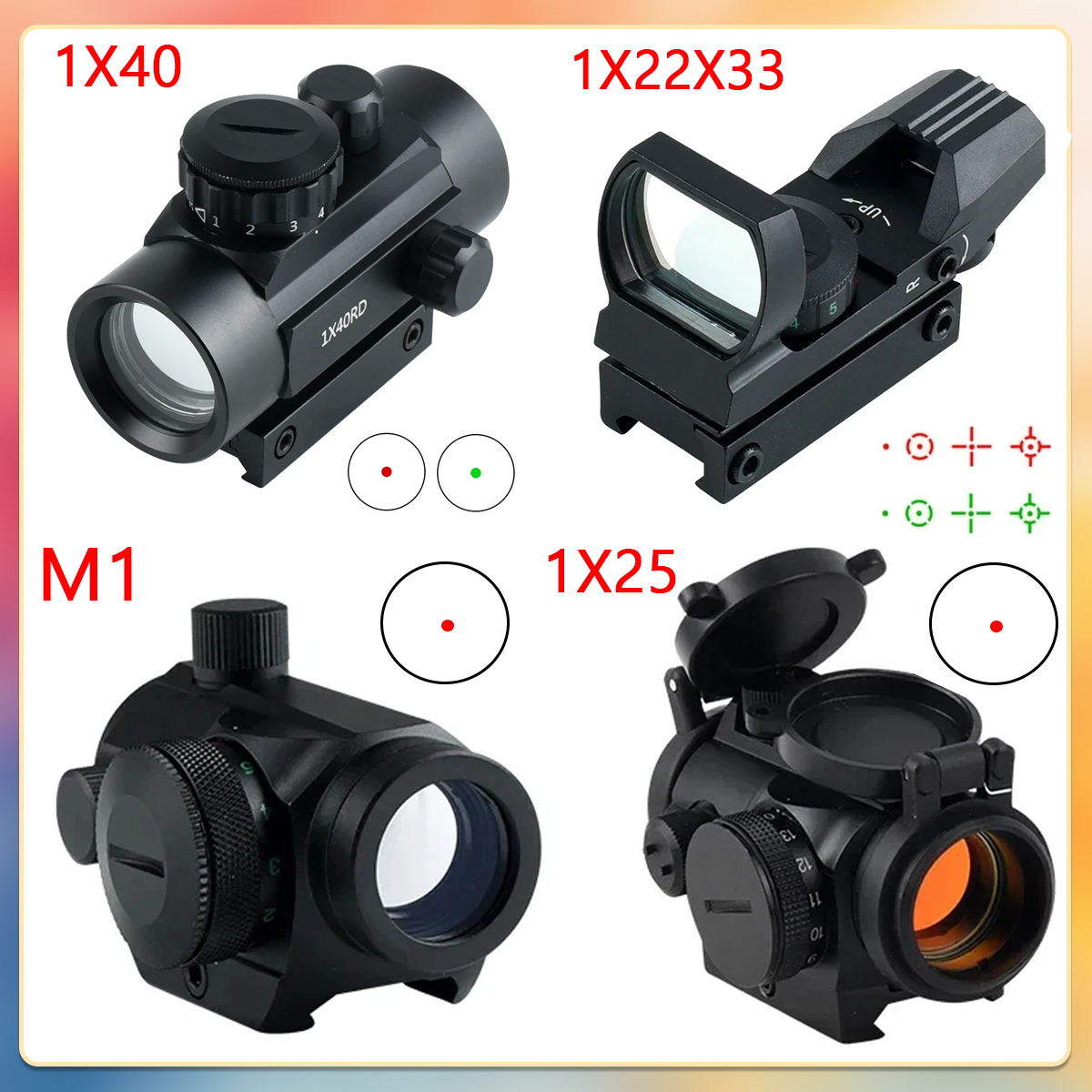 Tactical 1X22X33 Red Dot Sight – обзор и цена Crossbow Scope Sight