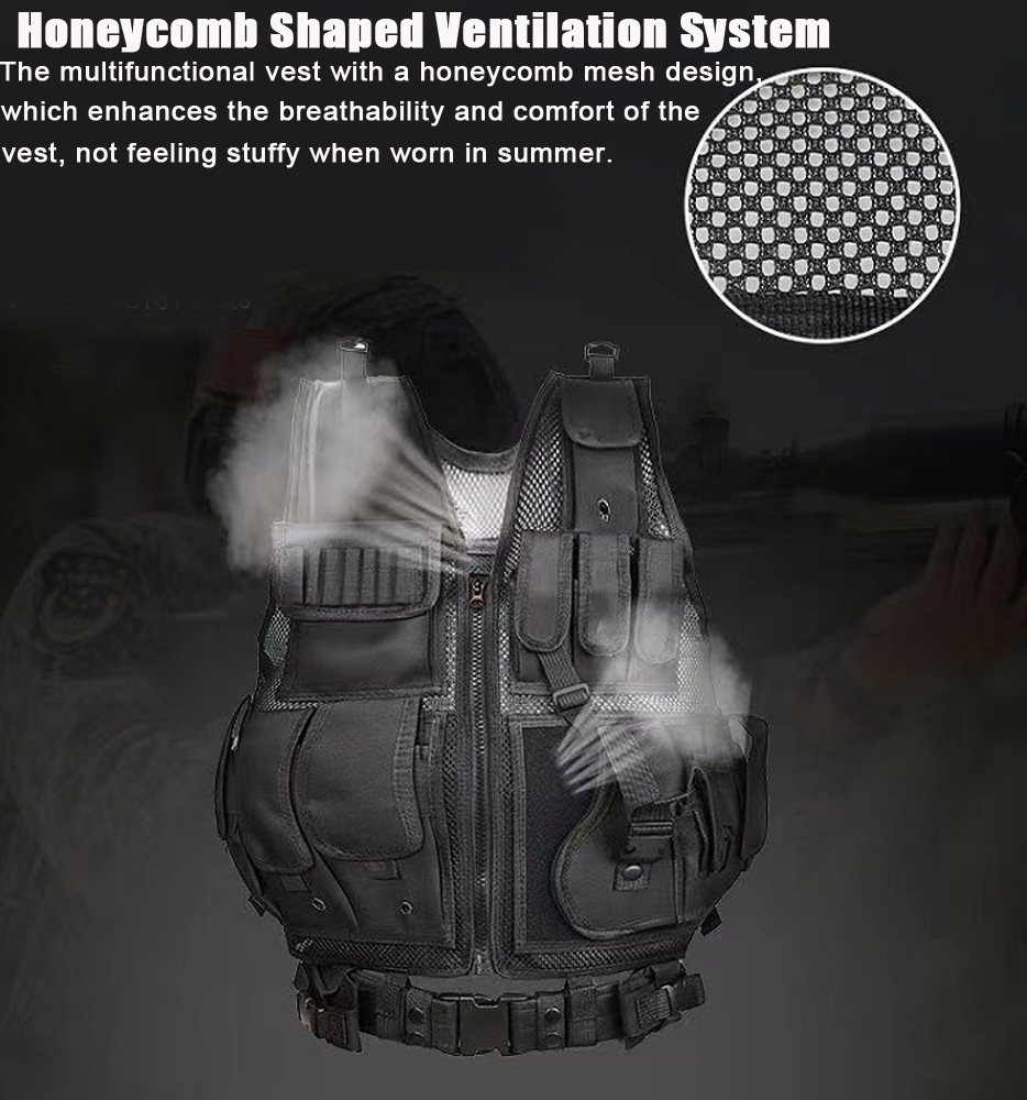 Adjustable Molle Tactical Vest – обзор и цена Outdoor Hunting Coat