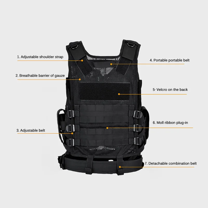 Adjustable Molle Tactical Vest – обзор и цена Outdoor Hunting Coat
