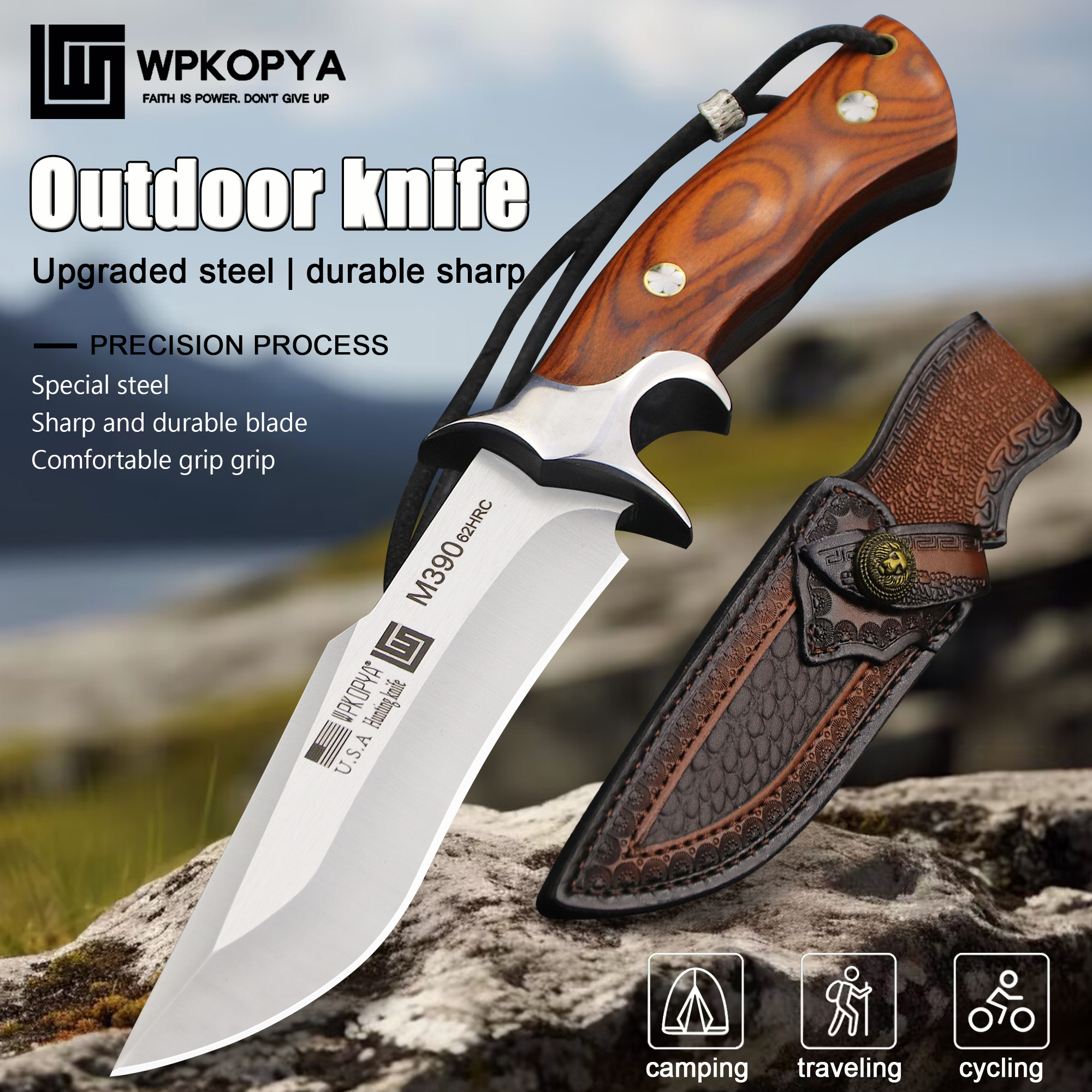 WPKOPYA440C Fixed Blade Huntin – обзор и цена Knife Hunting Fixed Blade