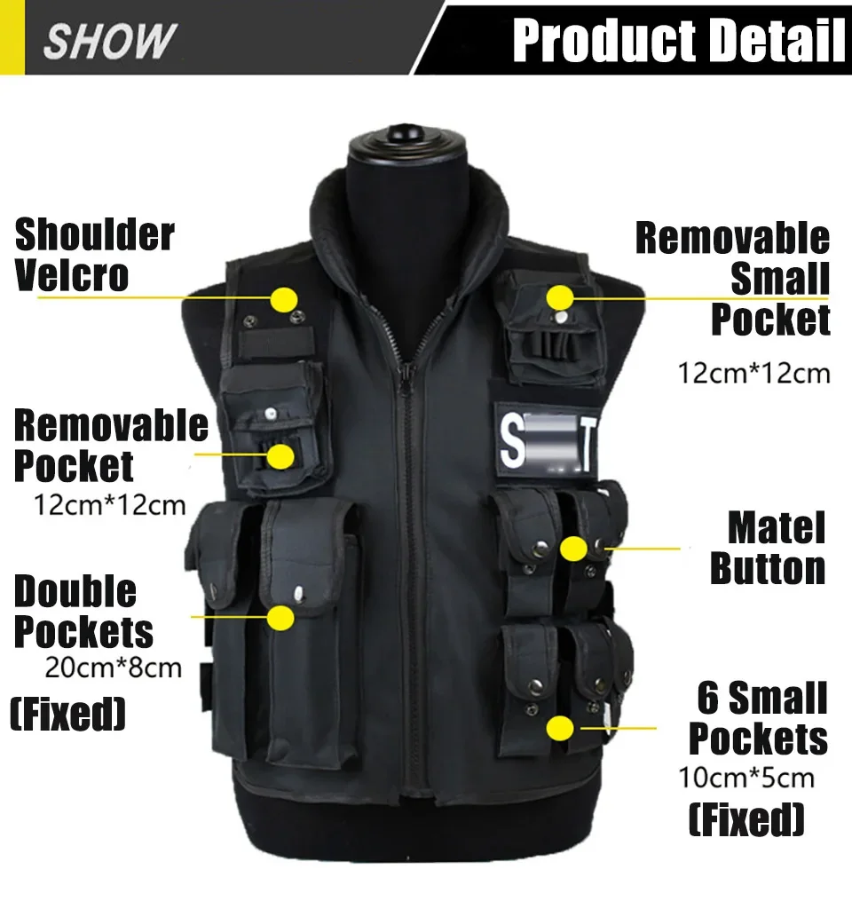 Multi Pockets Tactical Vest Hu – обзор и цена Outdoor Hunting Coat