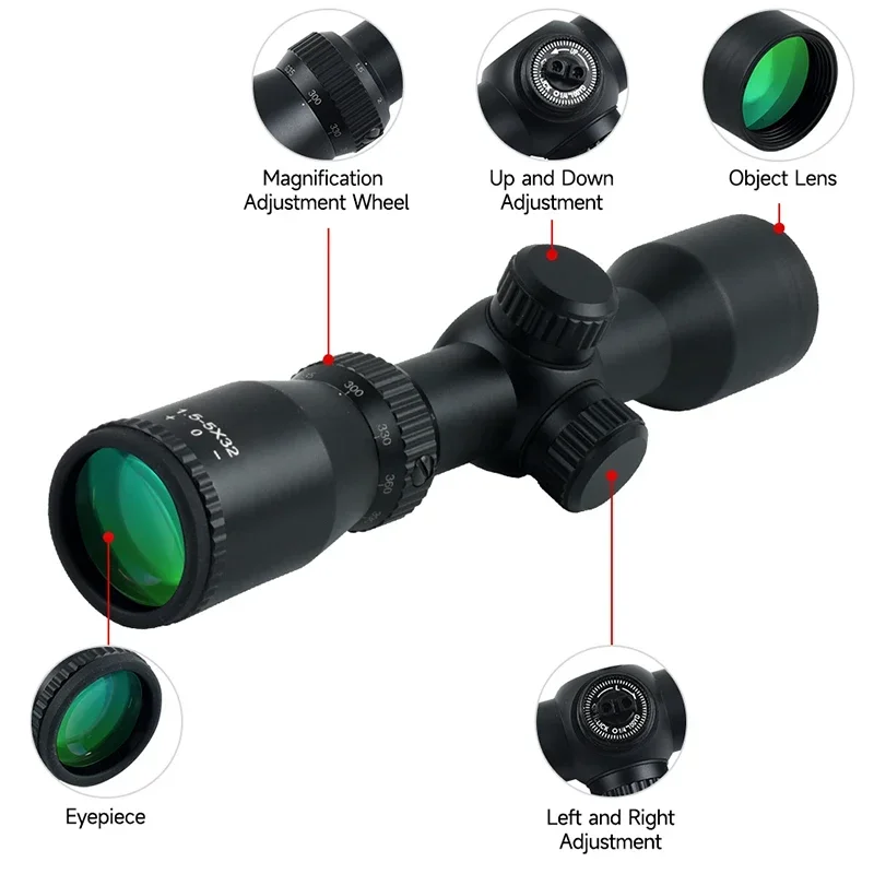 1.5-5X32 Scope Crossbow Short  – обзор и цена Crossbow Scope Sight