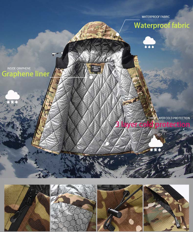 Men Heating Parkas Tactical Ja – обзор и цена Outdoor Hunting Coat