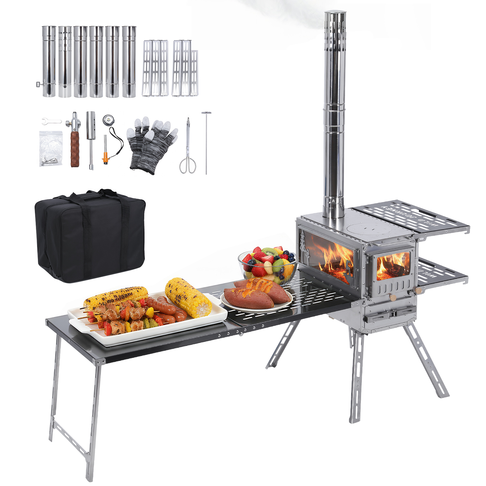 Camping Stove with Oven & Camp – обзор и цена Outdoor Hunting Table