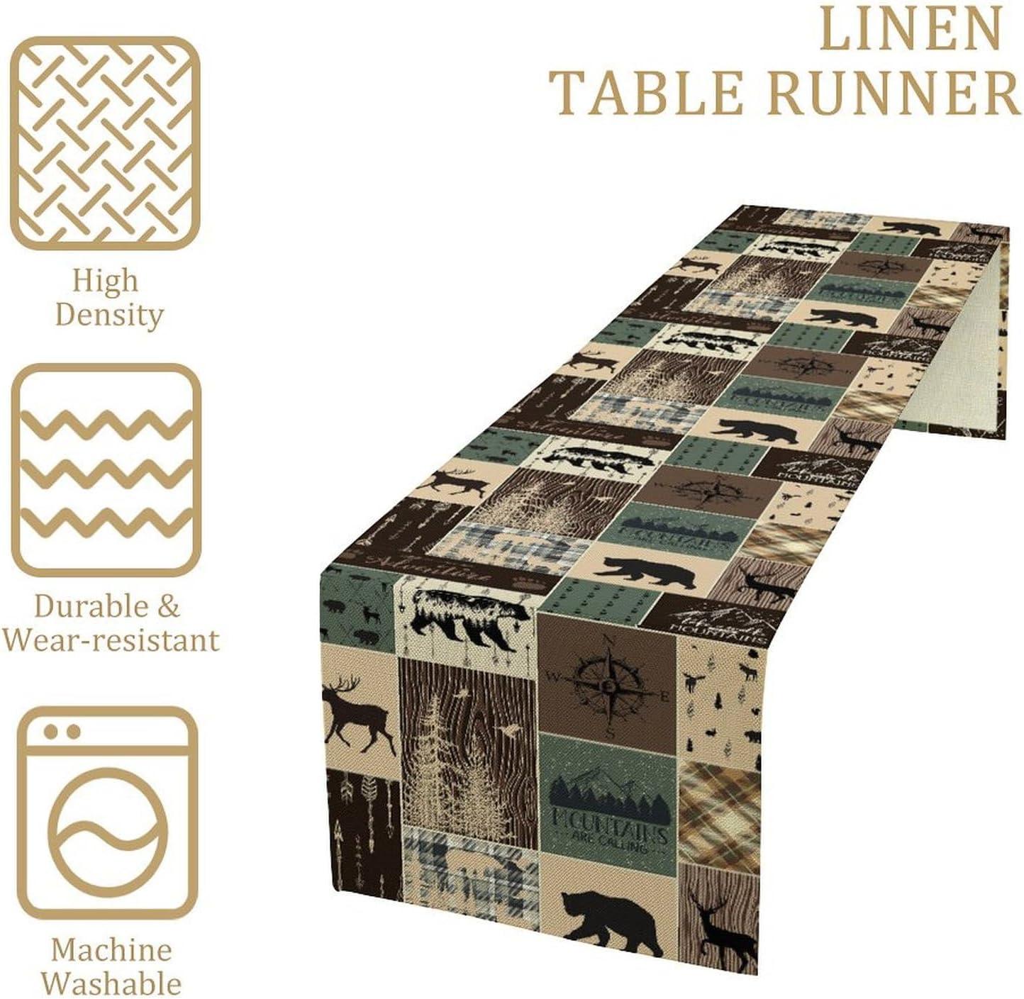 Rustic Farmhouse Deer Bear Tab – обзор и цена Outdoor Hunting Table