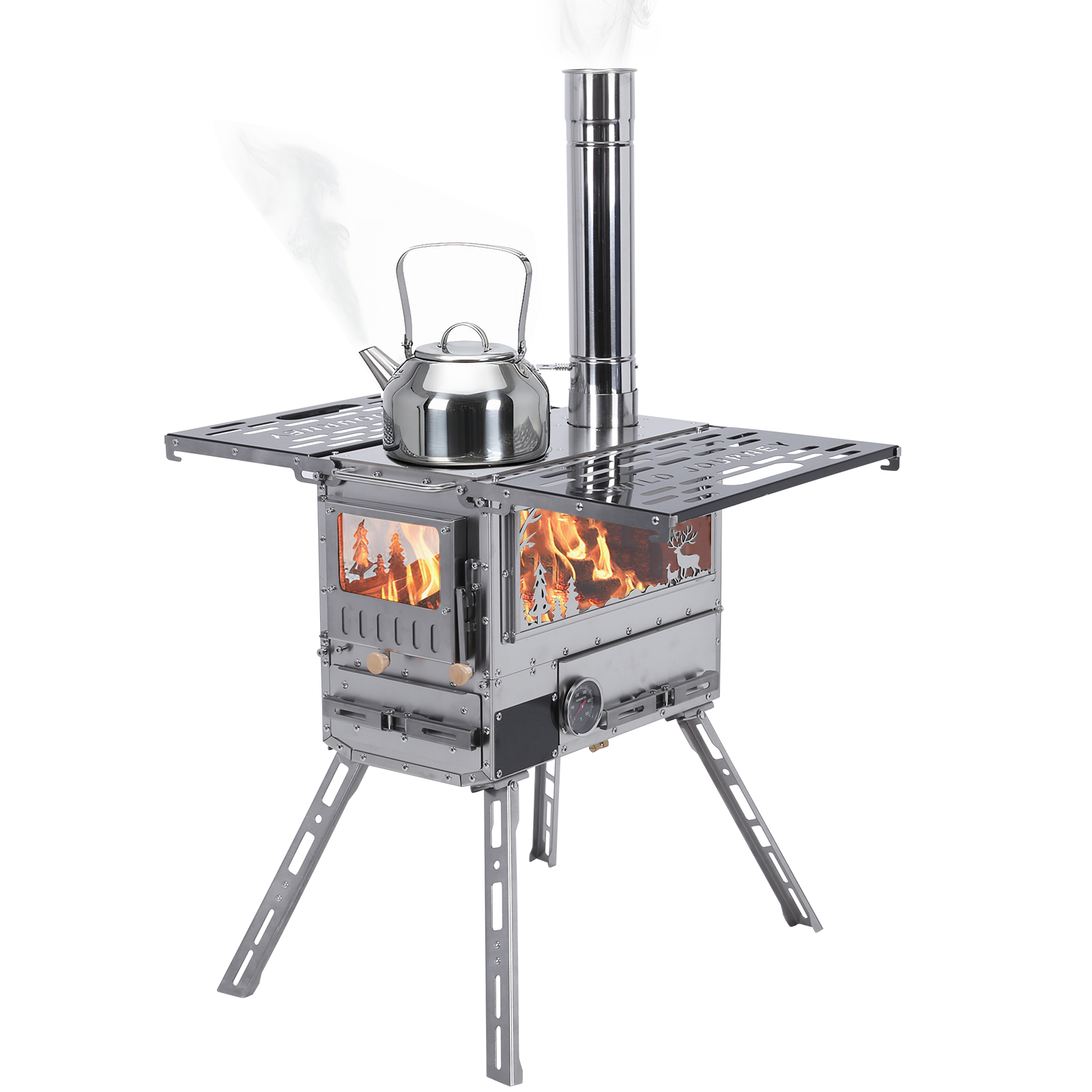 Hot Tent Stove with Oven & Cam – обзор и цена Outdoor Hunting Table