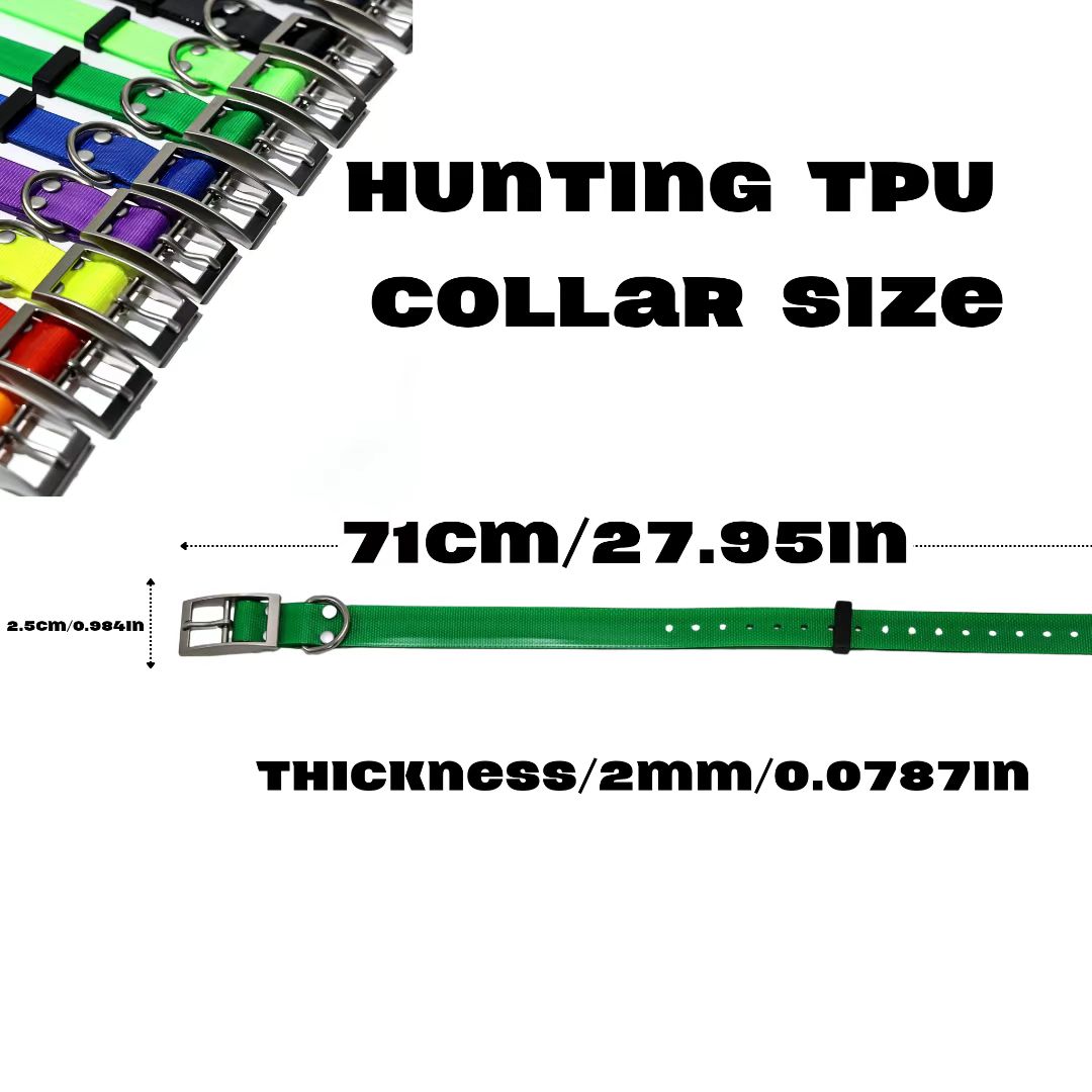 2.5cm Wide Heavy Duty TPU Dog  – обзор и цена Outdoor Hunting Dog Collar